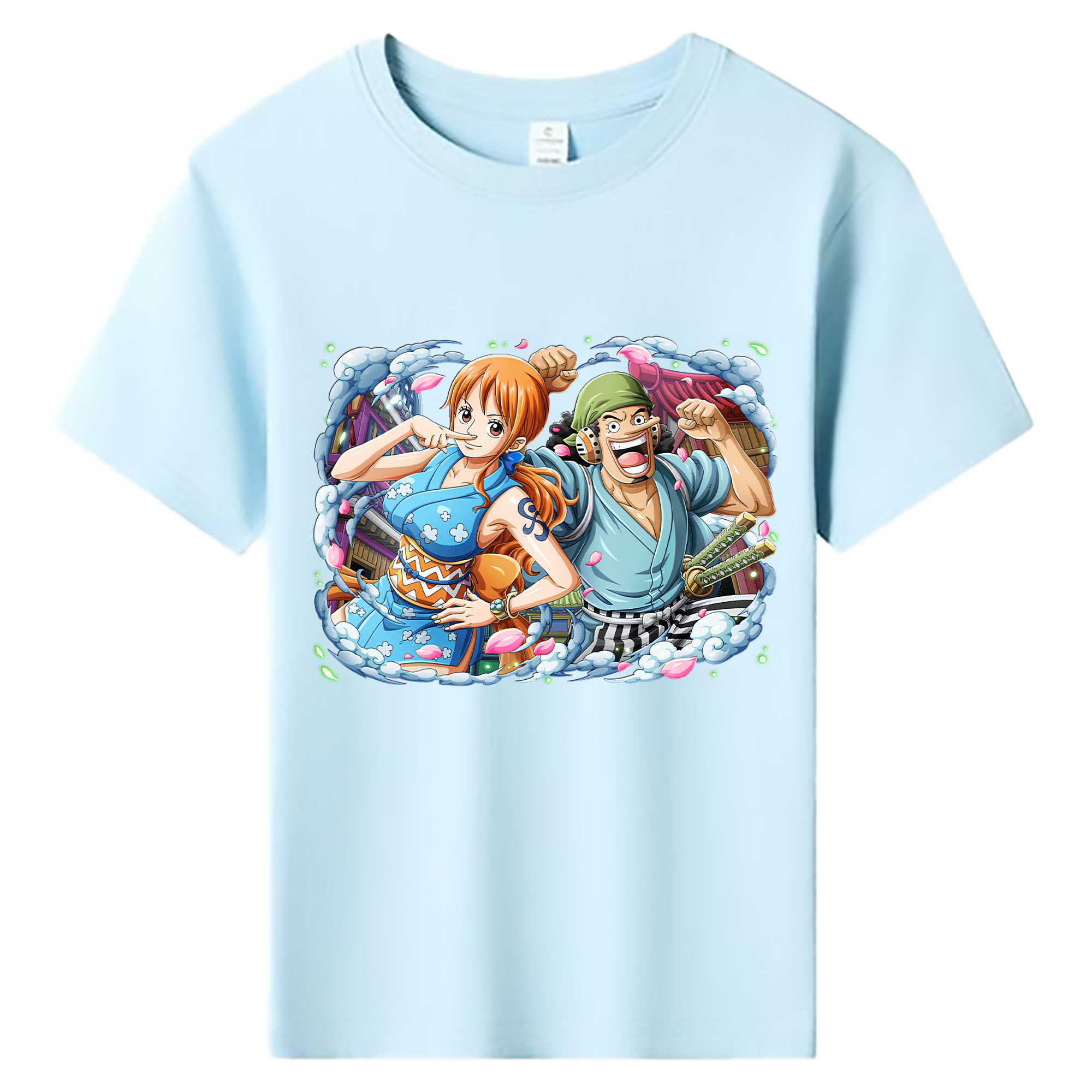 ワンピース ナミ ONE PIECE Nami 綿100％キッズTシャツ（フロントプリント）